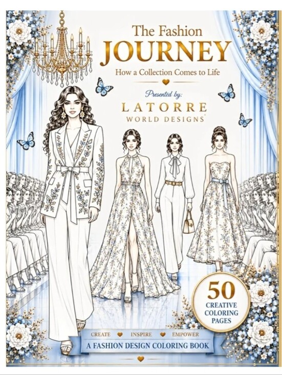 Other - The Fashion Journey Coloring Book - How a Collection Comes To Life